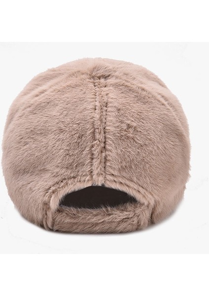 Kalınlaştırılmış Tavşan Kürk Peluş Beyzbol Şapkası Boyut: Ayarlanabilir Haki (Yurt Dışından) fiyatları