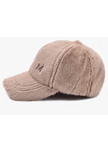 Kalınlaştırılmış Tavşan Kürk Peluş Beyzbol Şapkası Boyut: Ayarlanabilir Haki (Yurt Dışından) modelleri