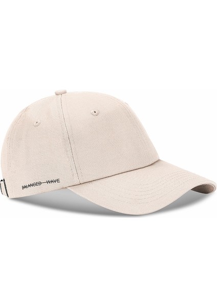 Yan Baskılı Mektuplar Yaz Yumuşak Üstü Kapak All-Match Beyzbol Kapağı Boyut: Bir Beden Hafif Khaki (Yurt Dışından)