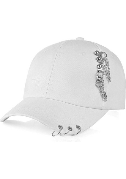 Kişilik Zinciri Hoop Beyzbol Kapağı Beyaz (Yurt Dışından) fiyatları