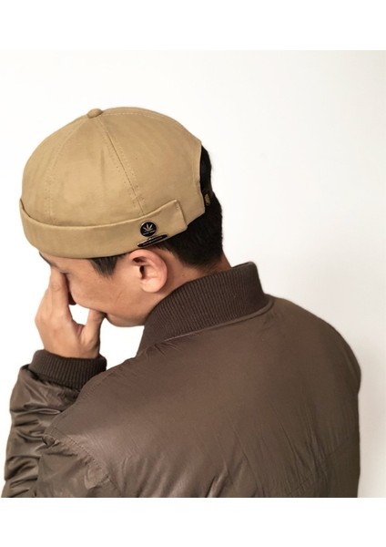 A28 Çiçek Deseni Kişiselleştirilmiş Beanie Skullcap Ayarlanabilir Denizci Şapkası Boyut: Bir Beden Haki (Yurt Dışından) modelleri