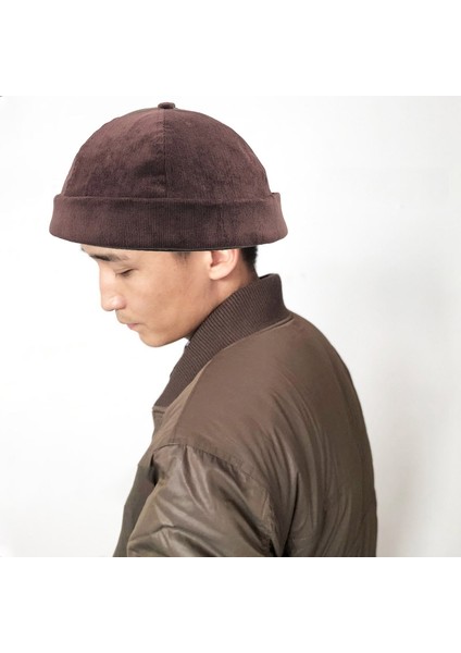 A16 Sonbahar ve Kış Kadife Kısa Retro Beanie Erkekler ve Kadınlar Için Boyut: Bir Beden Kahverengi (Yurt Dışından) fiyatları