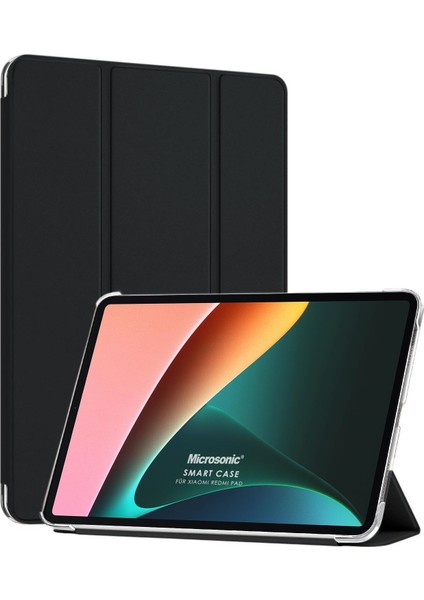 Xiaomi Redmi Pad Kılıf Slim Translucent Back Smart Cover Siyah