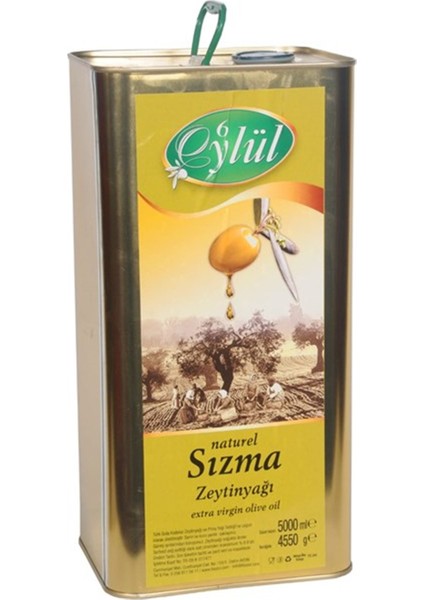 6 Eylül Erken Hasat Natural Sızma Zeytinyağı (Soğuk Sıkım) - 5lt