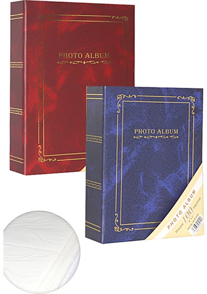 2 Li Set 15X21-13X18100 Lük Fotoğraf Albümleri