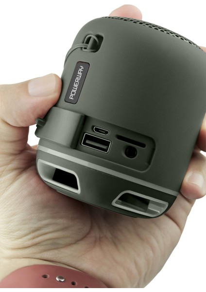 C4 Yeşil Taşınabilir Bluetooth Hoparlör Ses Bombası Yüksek Ses Gücü Sese Duyarlı LED Işık fırsatları