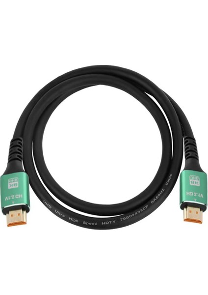 (CPS8K50) 5mt 8k 60HZ HDMI 2.1 - Ethernet 48 Gbps Metal Başlık HDMI Kablo