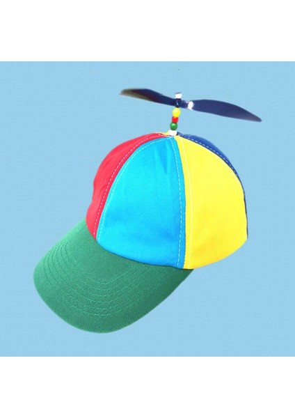 Renk Bloğu Pervane ile Beyzbol Kapağı (Renk Eşleşmesi) (Yurt Dışından)