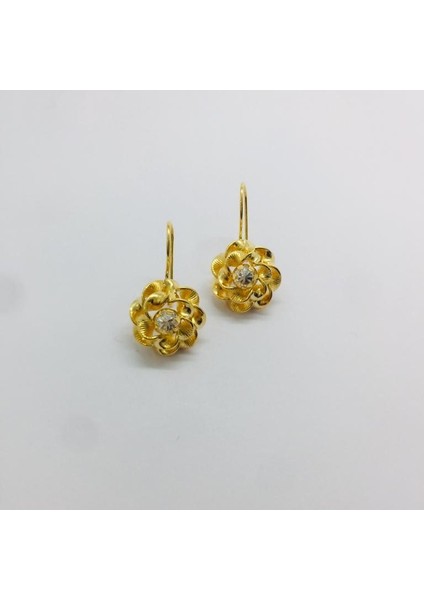 14 Ayar Altın Kadın Küpesi 3,07 gr