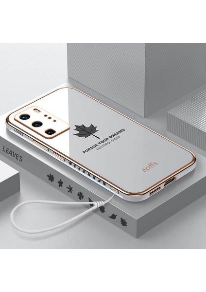 Huawei P40 Pro Için Telefon Kılıfı Silikon Elektrolizle Kaplanmış Darbeye Dayanıklı Kapak (Yurt Dışından)