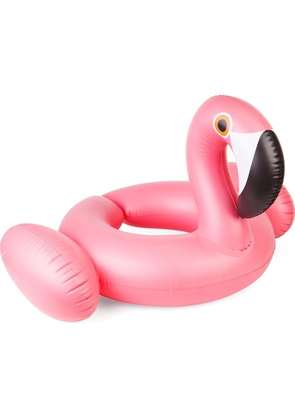 Çocuklar Yaz Su Eğlenceli Şişme Flamingo Şekilli Havuz Binmek Yüzme Yüzme Yüzme Dış Çap: 87 cm (Yurt Dışından)