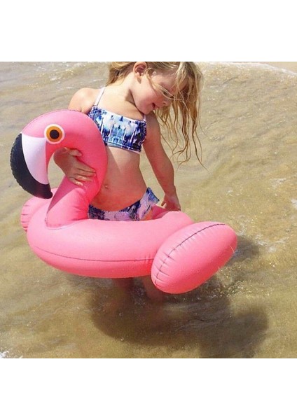 Çocuklar Yaz Su Eğlenceli Şişme Flamingo Şekilli Havuz Binmek Yüzme Yüzme Yüzme Dış Çap: 87 cm (Yurt Dışından)