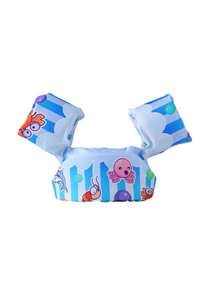 Çocuk Yüzme Köpük Kol Yüzük Bebek Yüzme Ekipmanları Yüzer Yüzük Su Kollu Yüzüklük Yelek Mavi Uzay Dragon (Yurt Dışından)