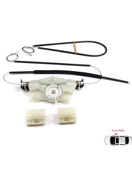 VW Touareg MK1 7L Porsche Cayenne 9PA 955 957 2002-2010 İçin Elektrikli Ön Sağ Cam Kriko Tamir Seti