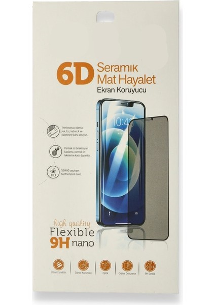 Samsung Galaxy A51 6d Mat Seramik Hayalet Nano Ekran Koruyucu