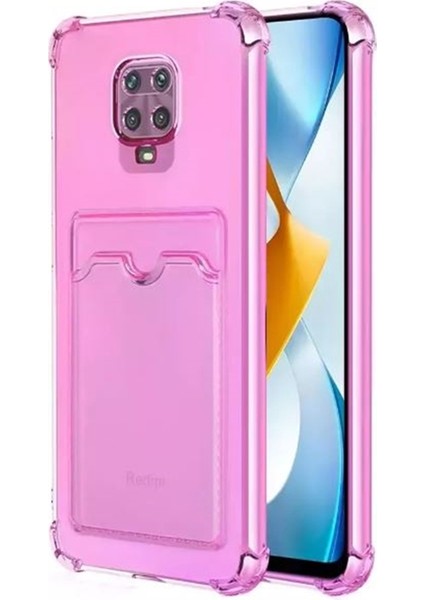 Xiaomi Redmi Note 9 Pro Kılıf Kartlıklı Darbe Korumalı Silikon