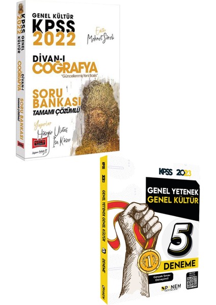 KPSS Coğrafta Soru Bankası+Panem Genel Yetenek Genel Kültür 5 Deneme