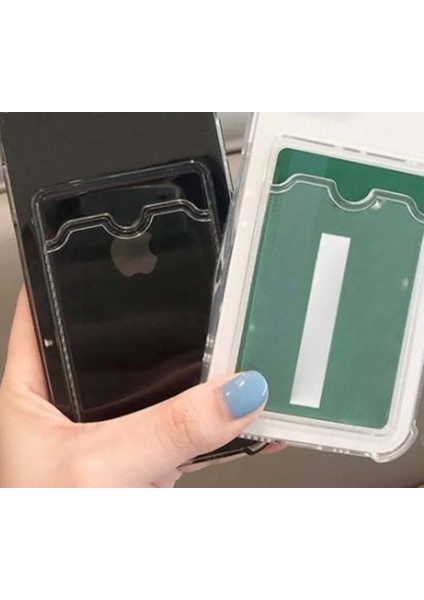 Xiaomi Poco C40 Kılıf Kartlıklı Darbe Korumalı Silikon + Ekran Koruyucu