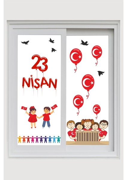 23 Nisan Duvar Sticker 50X70 cm