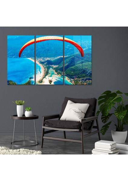 Spor 3 Lü Set Pleksi Cam Tablo Paraşüt