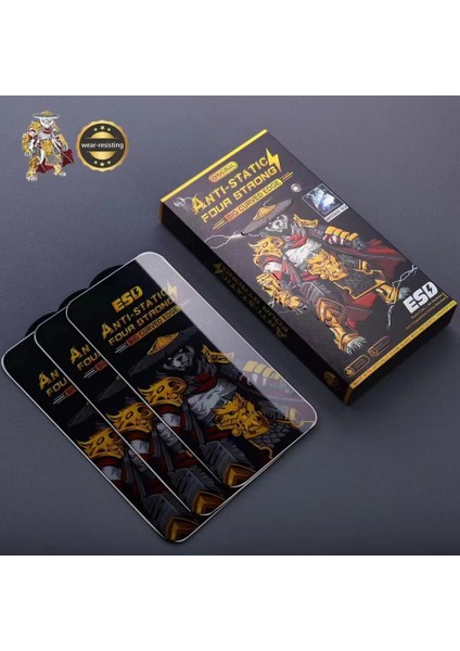 Anti Static Full Glass Ekran Koruyucu Apple Iphone 12 Pro Max Full Kaplayan Çizilmeyen Suya Dayanıklı