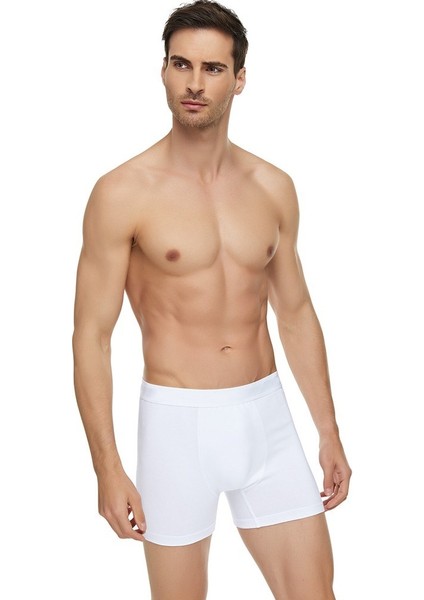 Erkek Modal Elastan Boxer 6'lı 1251