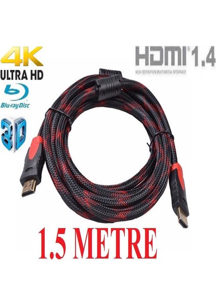 HDMI Kablosu 1.4b 3D 1.5 Metre HDMI Görüntü Kablosu