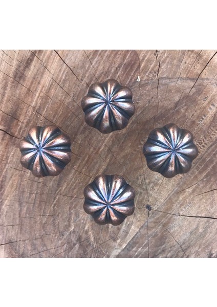 22MM Kabara Raptiye Koltuk Çivisi Antik Bakır Renk Çapı 22MM 50ADET