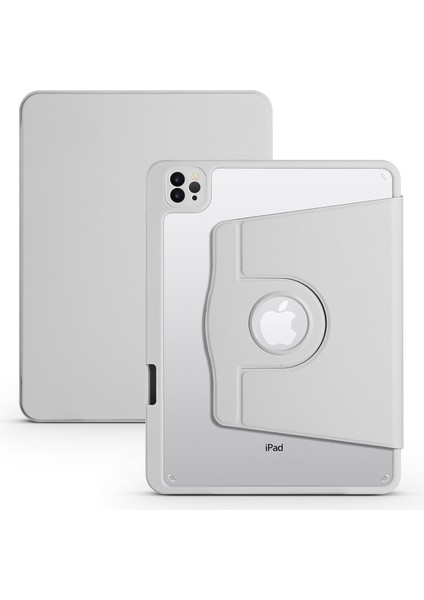 Apple iPad Pro 11 2018/2020/2021 (1. 2. ve 3.nesil) Uyumlu Uyku Modlu Kalem Bölmeli Standlı Kılıf