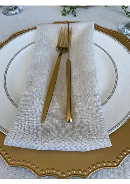 Gold Detaylı Yuvarlak Masa