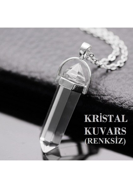 Alnis Atelier Kristal Kuvars Kadın Doğaltaş Kolye