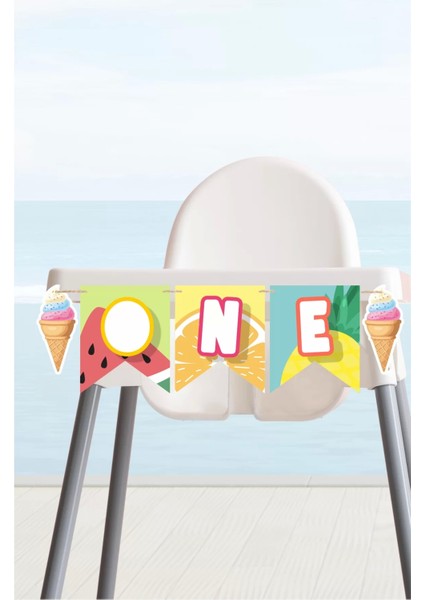 Summer Yaz Temalı One Banner *kalın Kağıt