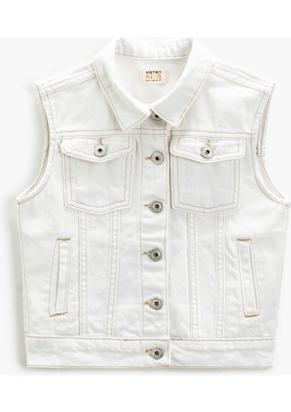 Kolsuz Kot Ceket Kapaklı Cepli Pamuklu