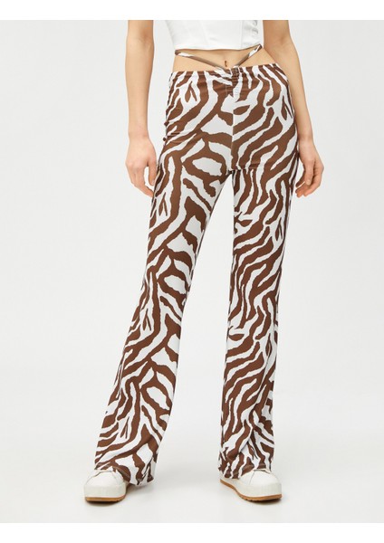 Ispanyol Paça Pantolon Yüksek Bel Biye Detaylı modelleri