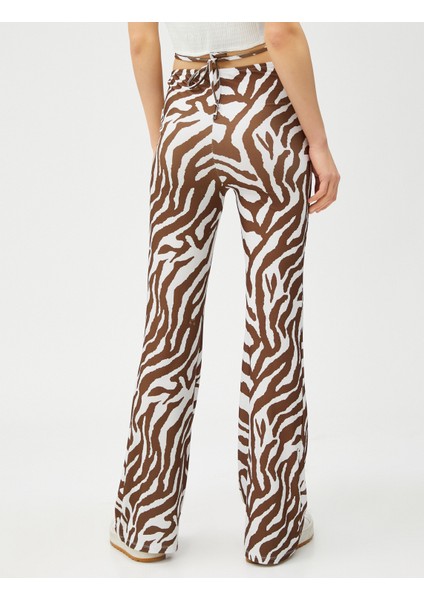 Ispanyol Paça Pantolon Yüksek Bel Biye Detaylı fırsatları