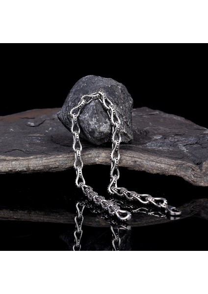 925 Ayar Gümüş Nokta Desen Motifli Erkek Bileklik fiyatları