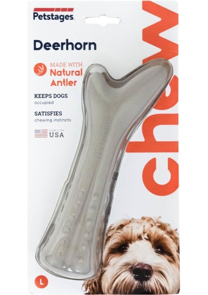 Petstages Deerhorn Antler Alternative Dog Chew Toy Köpek Çiğneme Oyuncağı - Large - 670