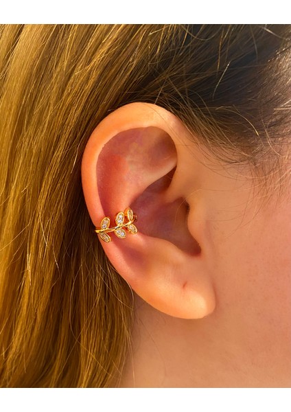 Sarmaşık Detaylı Earcuff