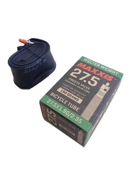 27.5x1.75-2.40 Welter Weight Ince Sibop Iç Lastik 48MM Presta Iç Lastik