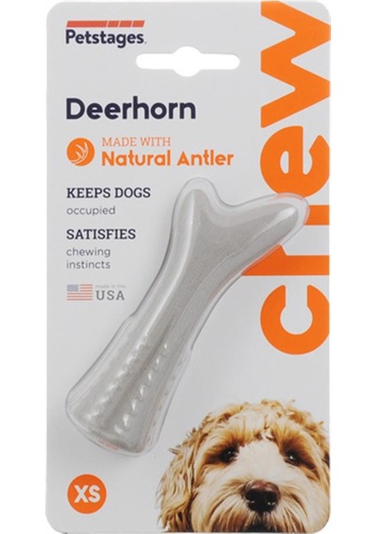 Petstages Deerhorn Antler Alternative Dog Chew Toy Köpek Çiğneme Oyuncağı - Xsmall - 667