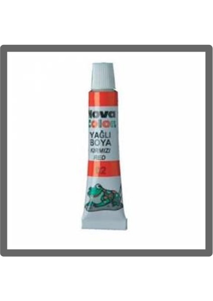Yağlı Boya 9 ml Kırmızı Tüpte 2 Adet