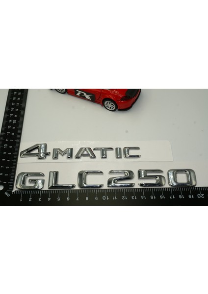 Benz Glc 250 4matic Bagaj Krom Metal 3m 3D Yazı Logo modelleri