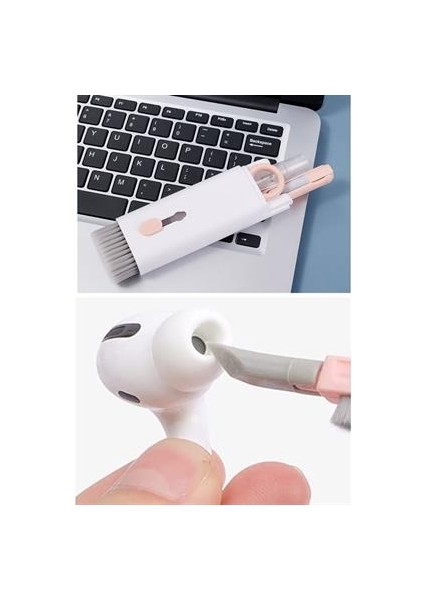 Çok Fonksiyonlu Tv Bilgisayar Ekranı Kulaklık Fırçalı Spreyli Elektronik Temizlik Seti fırsatları