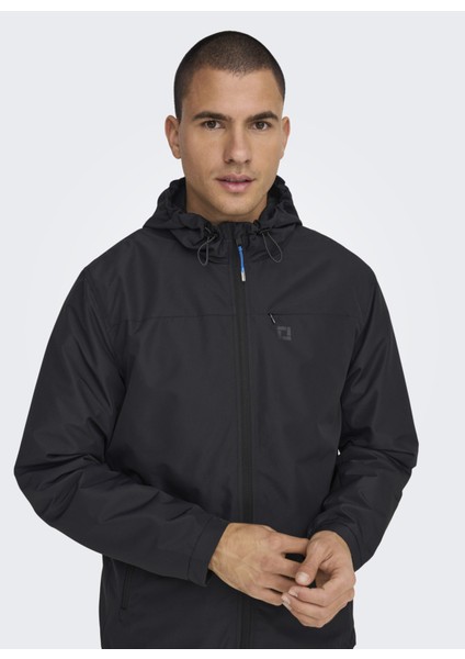 Siyah Erkek Ceket 22024207_ONSMACK Hood Jacket Vd Otw modelleri