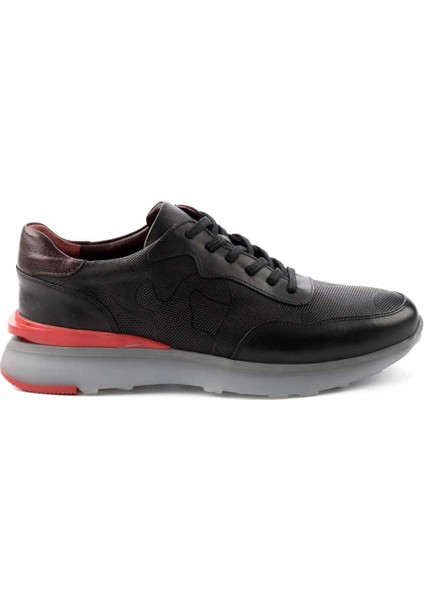 Siyah Leather Erkek Sneaker E01556925003