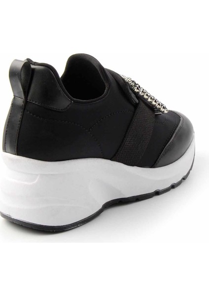 Siyah Streç Kadın Sneaker K01791089017 fırsatları