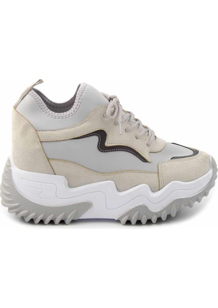 Gri Streç Kadın Sneaker K01970000617 fiyatları