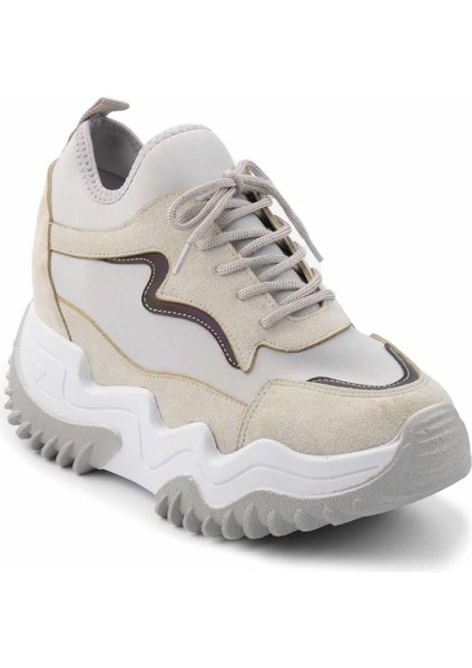 Gri Streç Kadın Sneaker K01970000617 modelleri