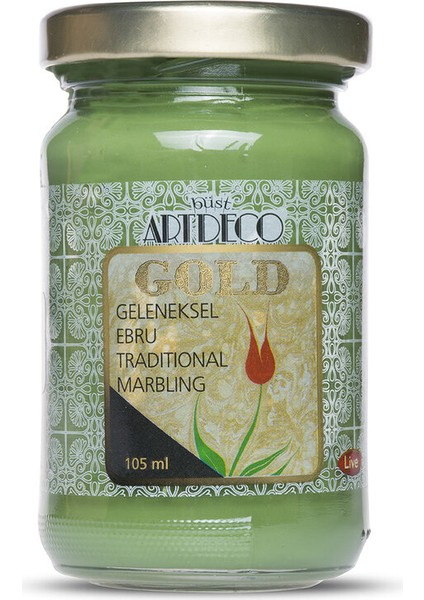 Gold Geleneksel Ebru Boyası 105ML - 560 Yeşil