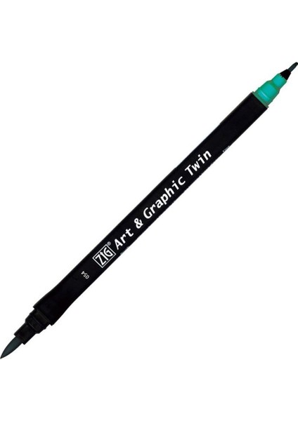 Art&graphic Twin Çift Uçlu Keçe Grafik Kalemi 054 Turquoise Green